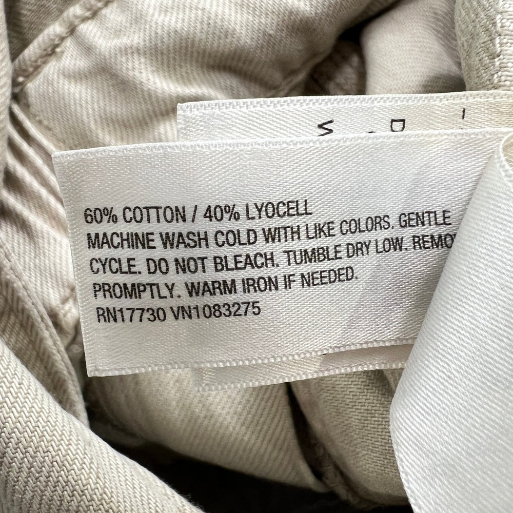 Universal Thread Beige Utility Jumpsuit Women's Size 10 Cotton Lyocell‎ Coverall - Picture 5 of 8